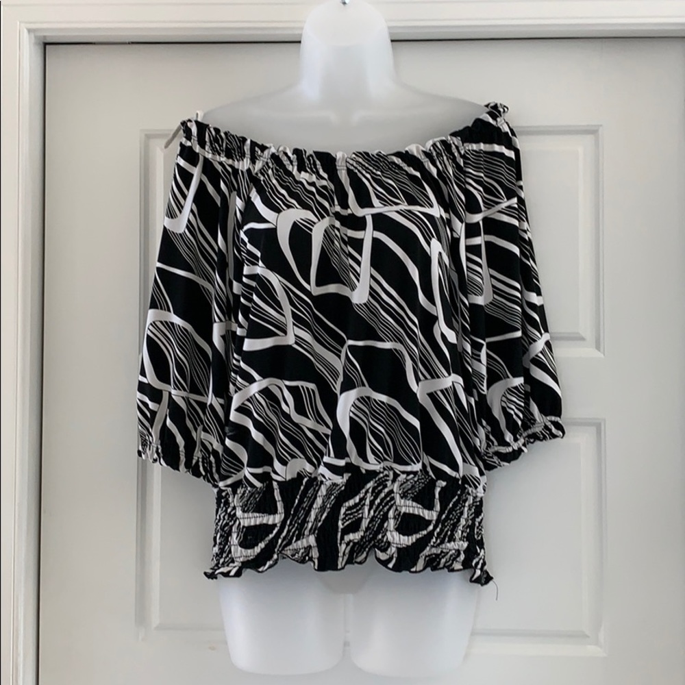 Jonden Off The Shoulder Multi-Print